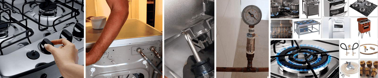 Conversão de gás para fogões, fornos e cooktops LG